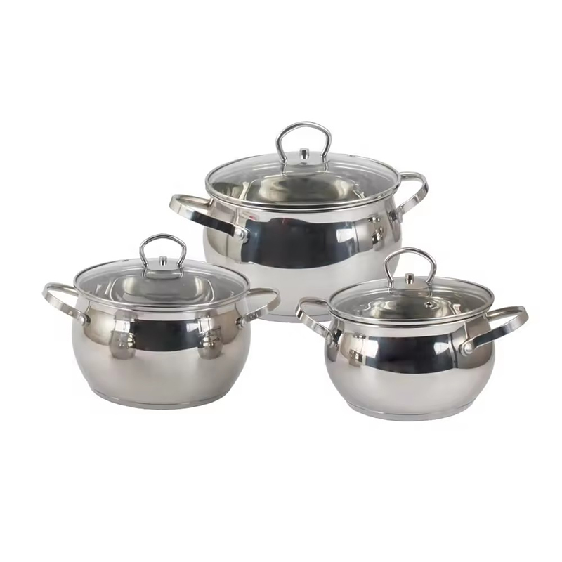 Stainless Steel Casserole With Glass Lid