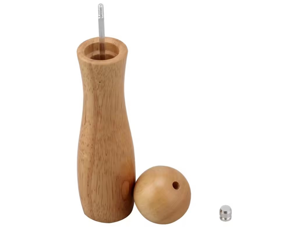 Manual Adjustable Coarse And Fine Salt And Pepper Mill, Wooden Salt And Pepper Grinder Set