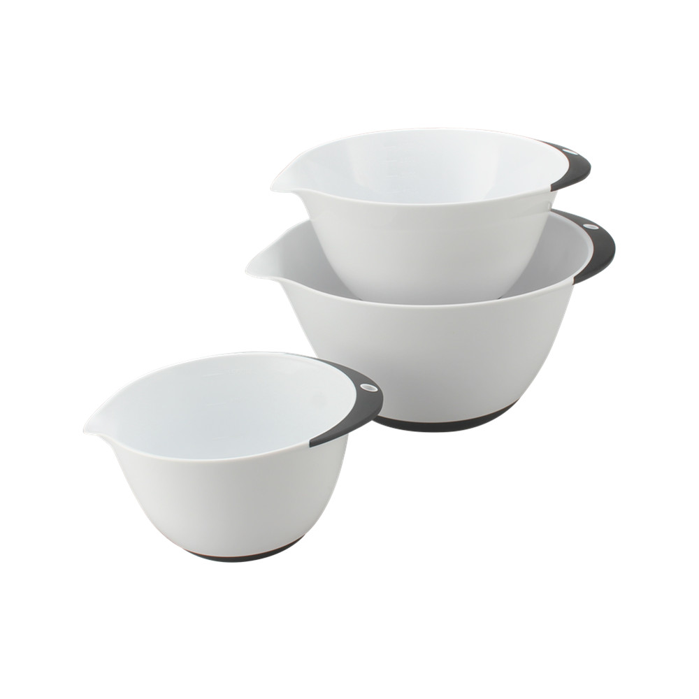 3pcs Plastic Mixing Bowl Set