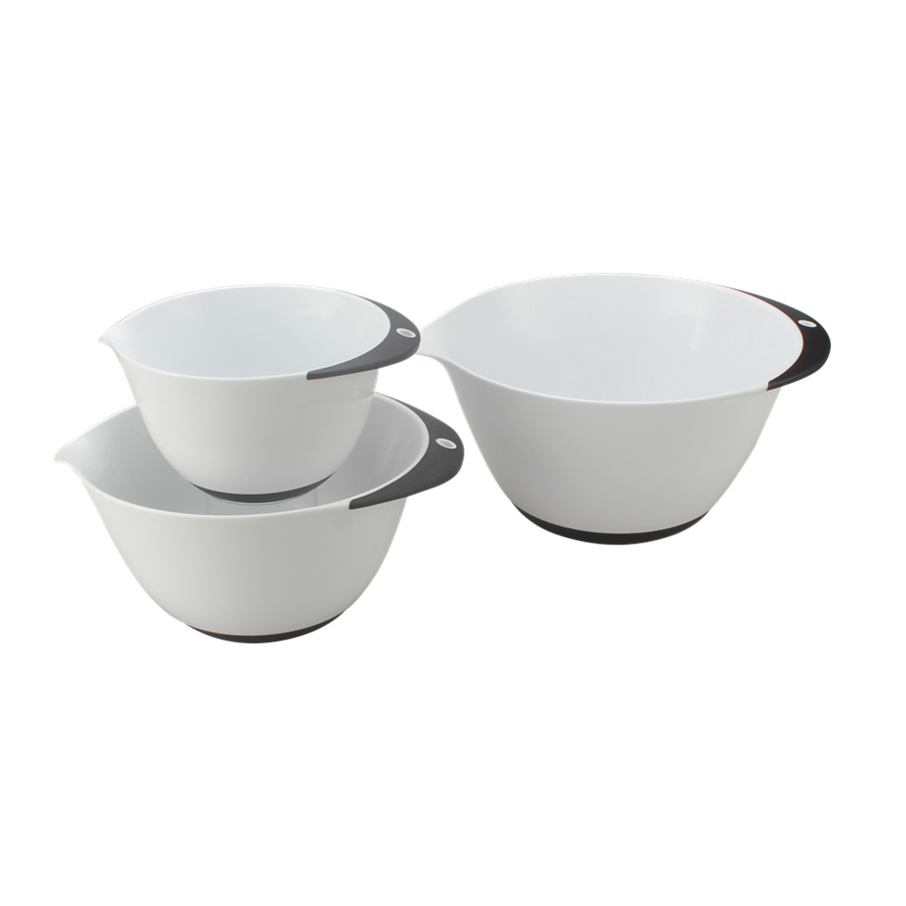 3pcs Plastic Mixing Bowl Set