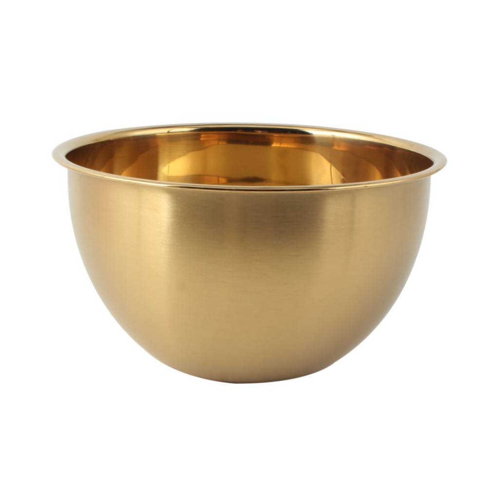 3size PVD Golden Mixing Bowl set