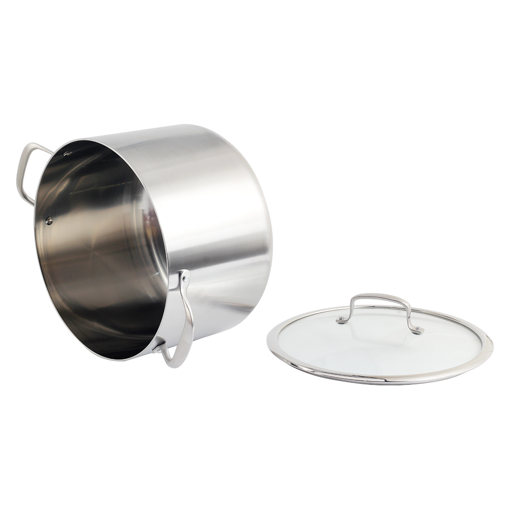 Tri-Ply Stainless Steel Stock Pot