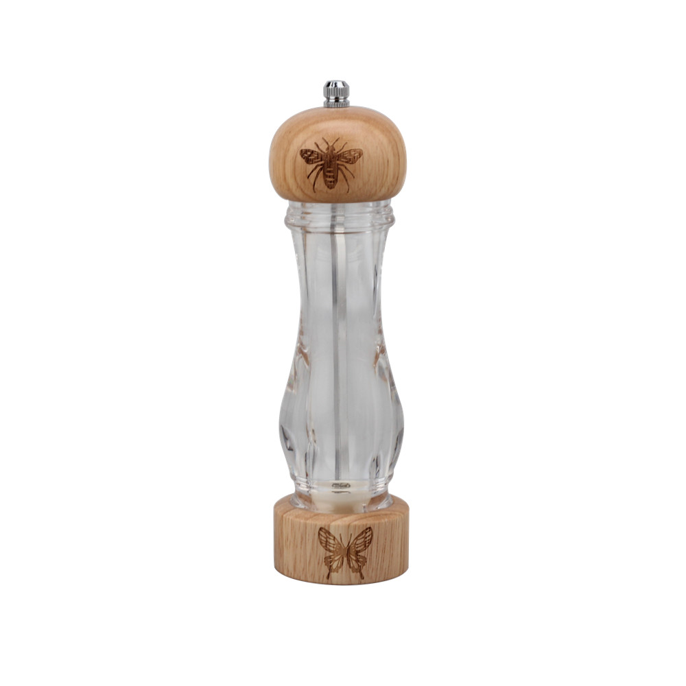 Clear Body, Insect Style, Hand Mill Pepper Mill