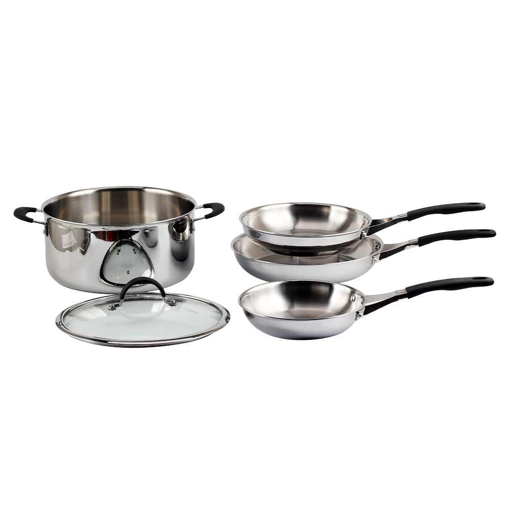 Whole Tri-Ply Stainless Steel Cookware Set