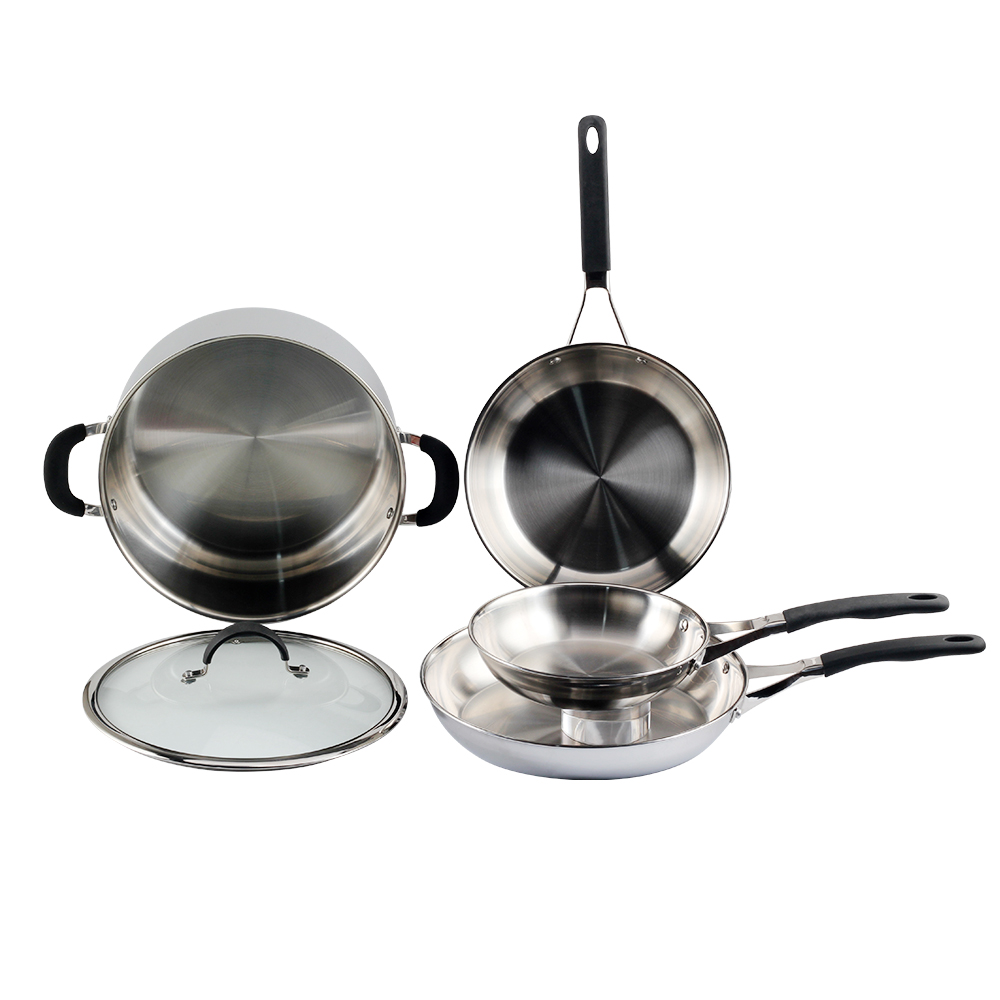 Whole Tri-Ply Stainless Steel Cookware Set