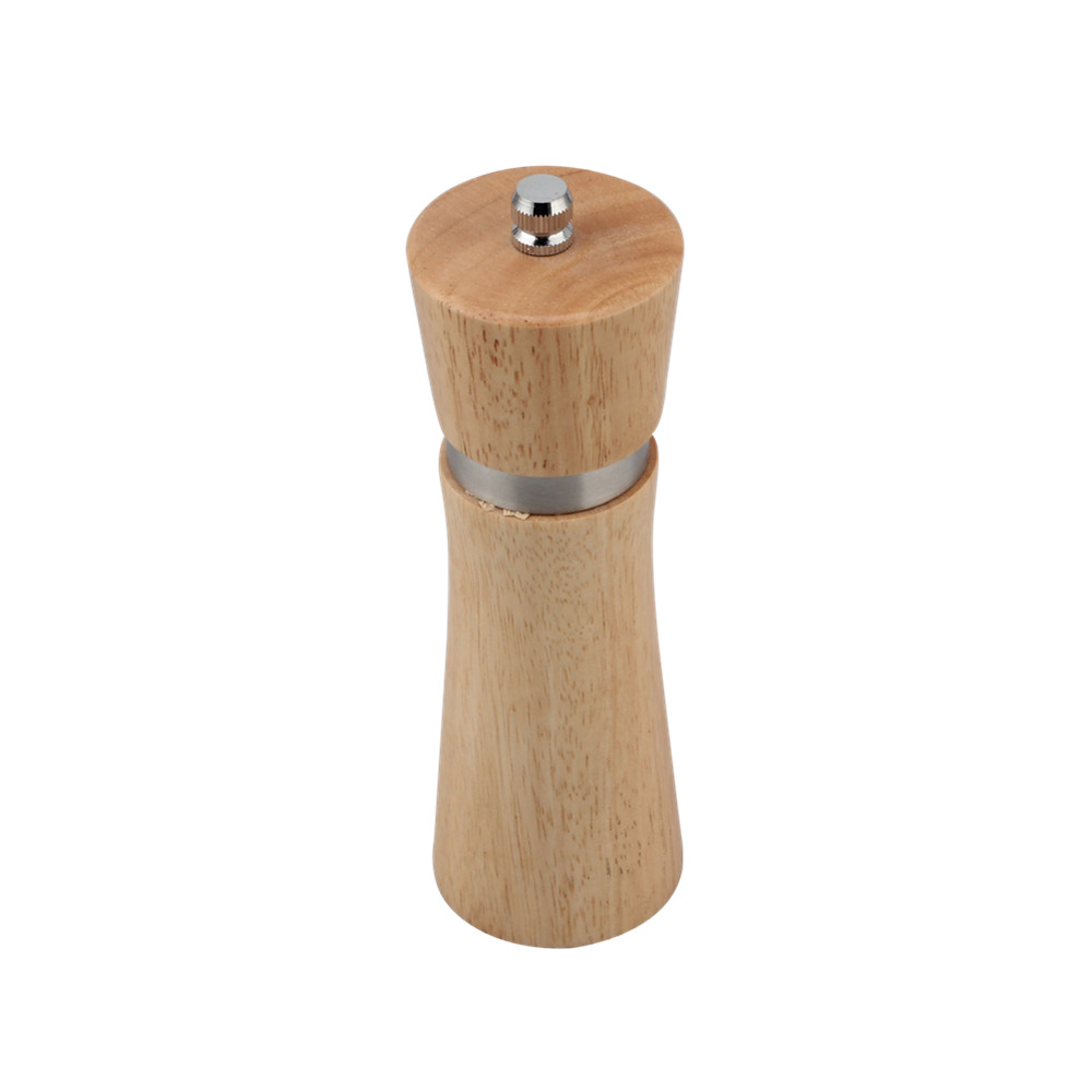 Wooden Salt And Pepper Grinder,6.3 Inch Manual Salt And Pepper Mill