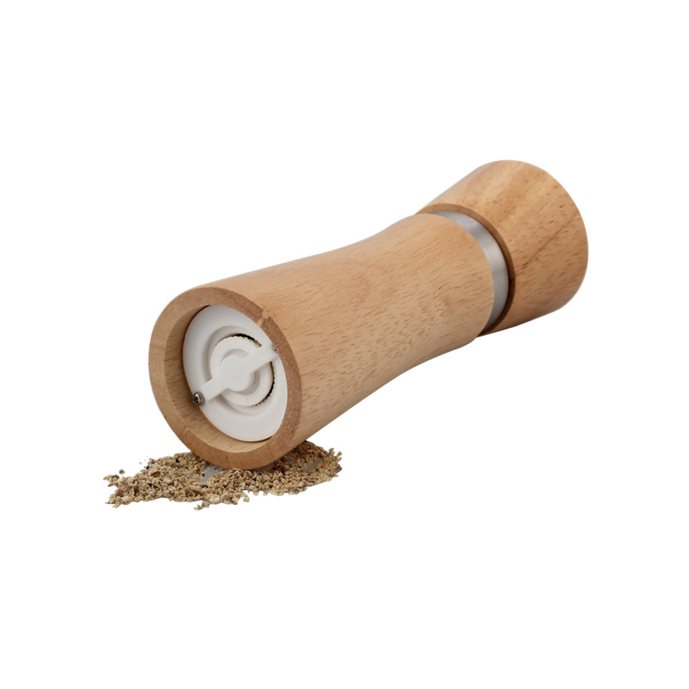 Wooden Salt And Pepper Grinder,6.3 Inch Manual Salt And Pepper Mill