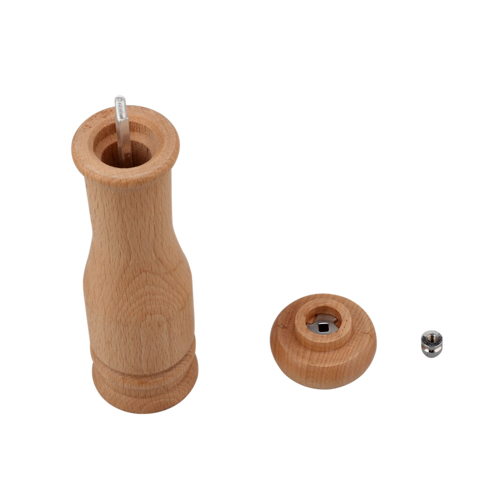 Wooden Pepper Mill Salt Grinder Refillable