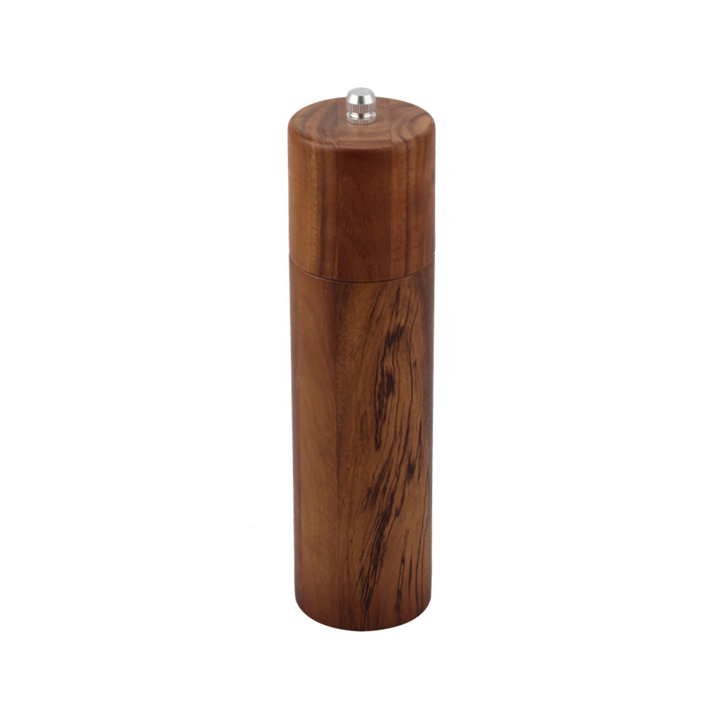 8.4 Inch Cylinder Modern Wooden Salt And Pepper Grinder