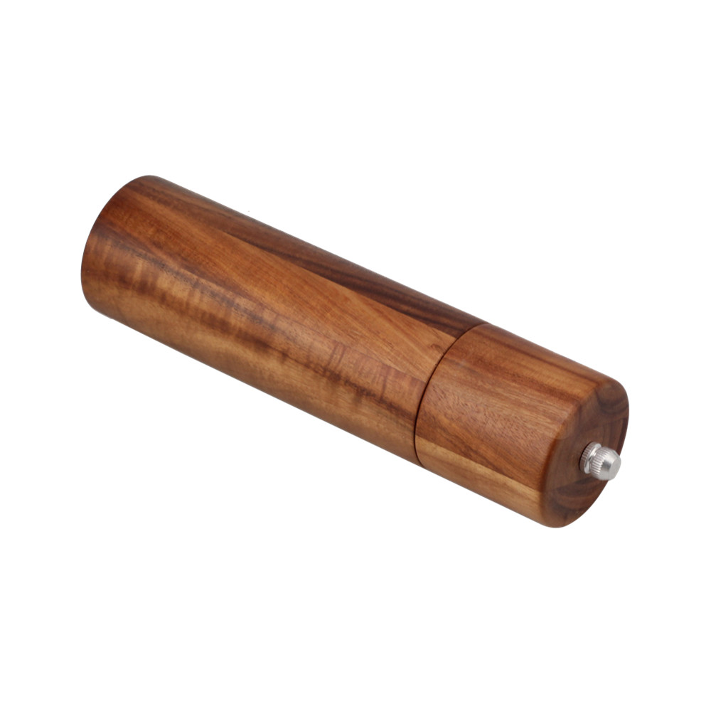 8.4 Inch Cylinder Modern Wooden Salt And Pepper Grinder