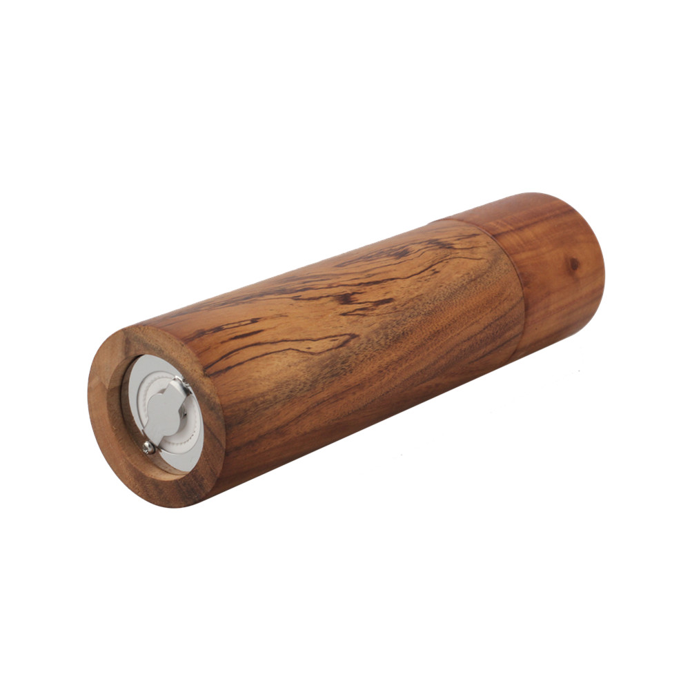 8.4 Inch Cylinder Modern Wooden Salt And Pepper Grinder