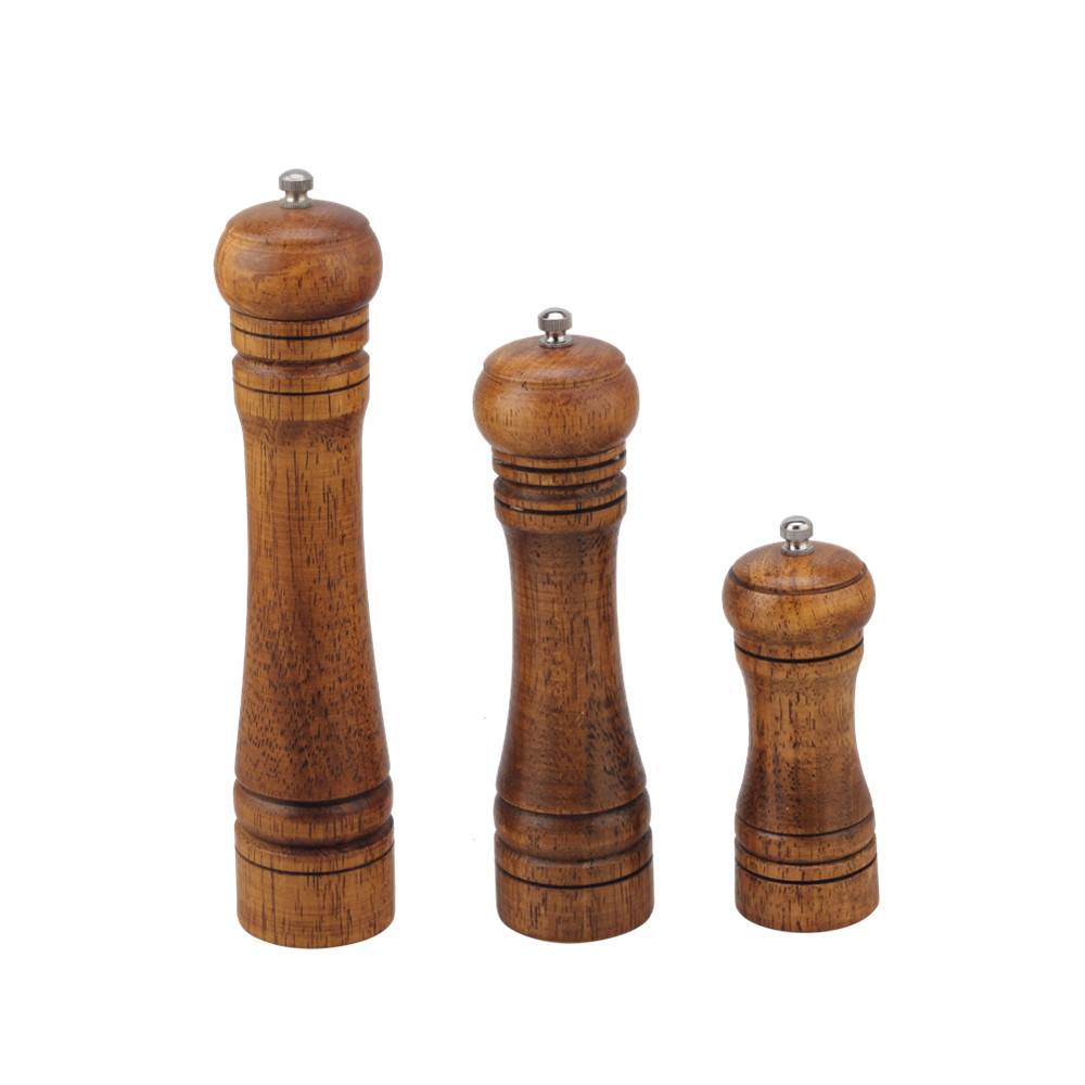 Various Size Wooden Pepper Mill & Salt Mill