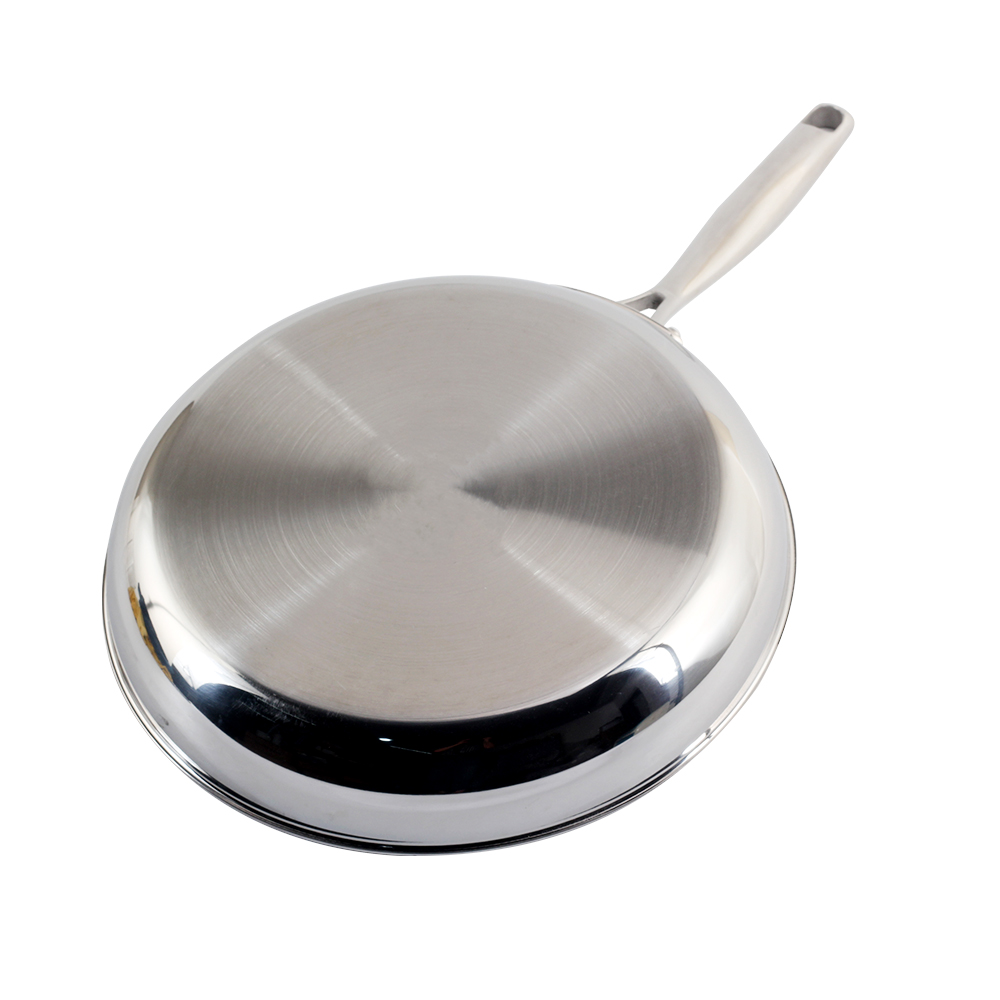 Tri-Ply 12 Inch Stainless Steel Frying Pan