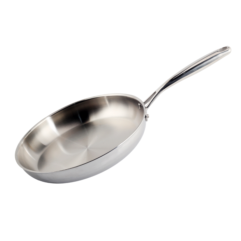 Tri-Ply 12 Inch Stainless Steel Frying Pan