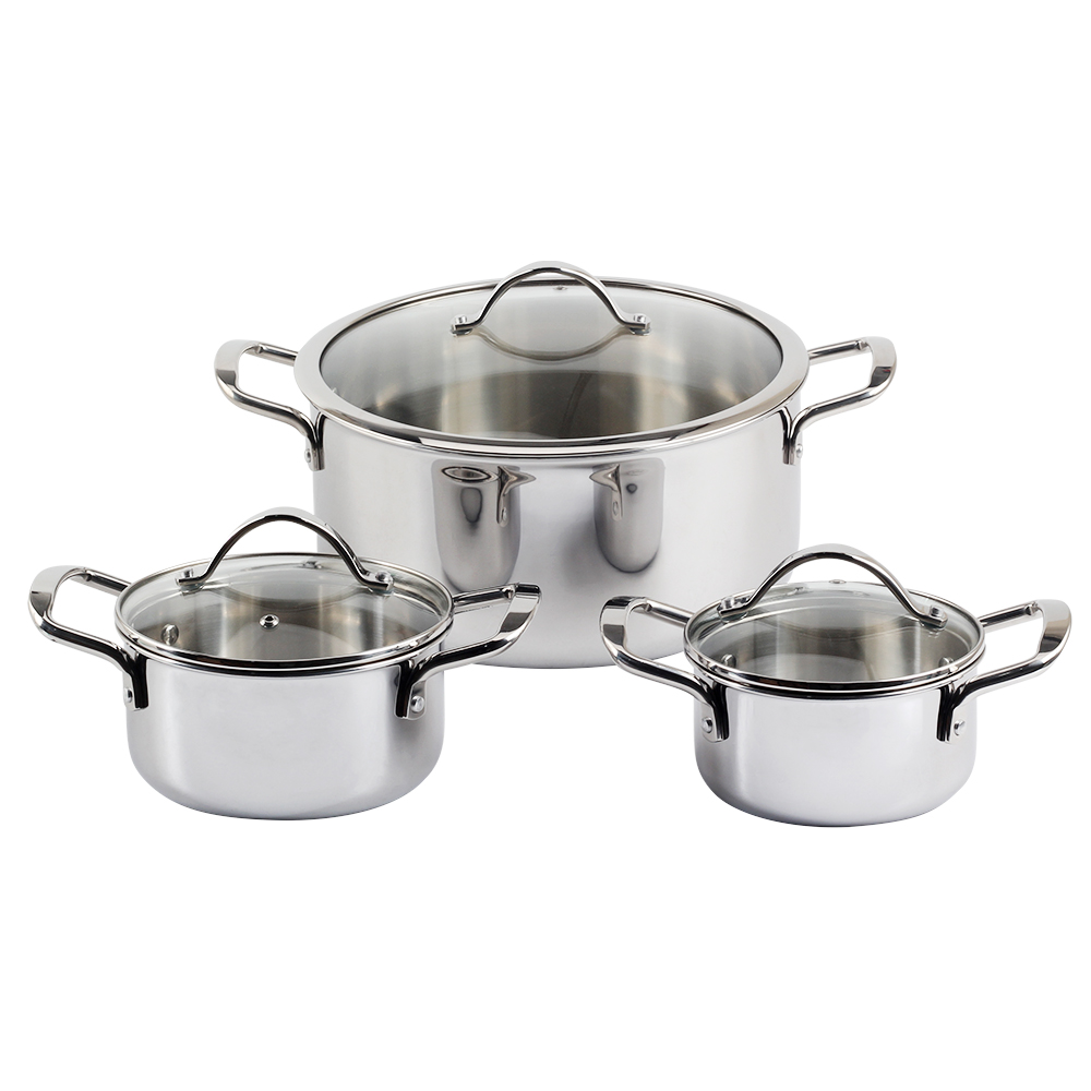 Tri-Ply Bottom Stainless Steel Stockpot