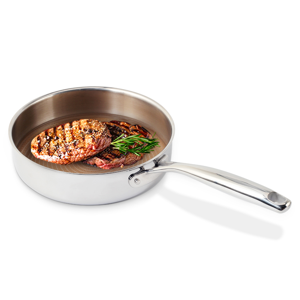 Honeycomb Tri-Ply Coating Anti Scratch Skillet