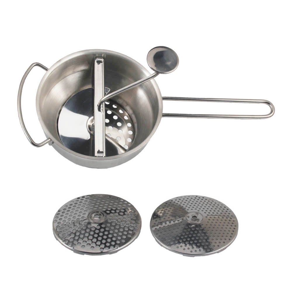 Stainless Steel Home Vegetable Mill Food Strainer With Different Slices