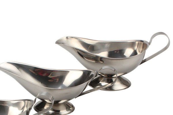 Stainless Steel Gravy Serving Dish, Sauce Pourer, Thanksgiving Gravy Bowl