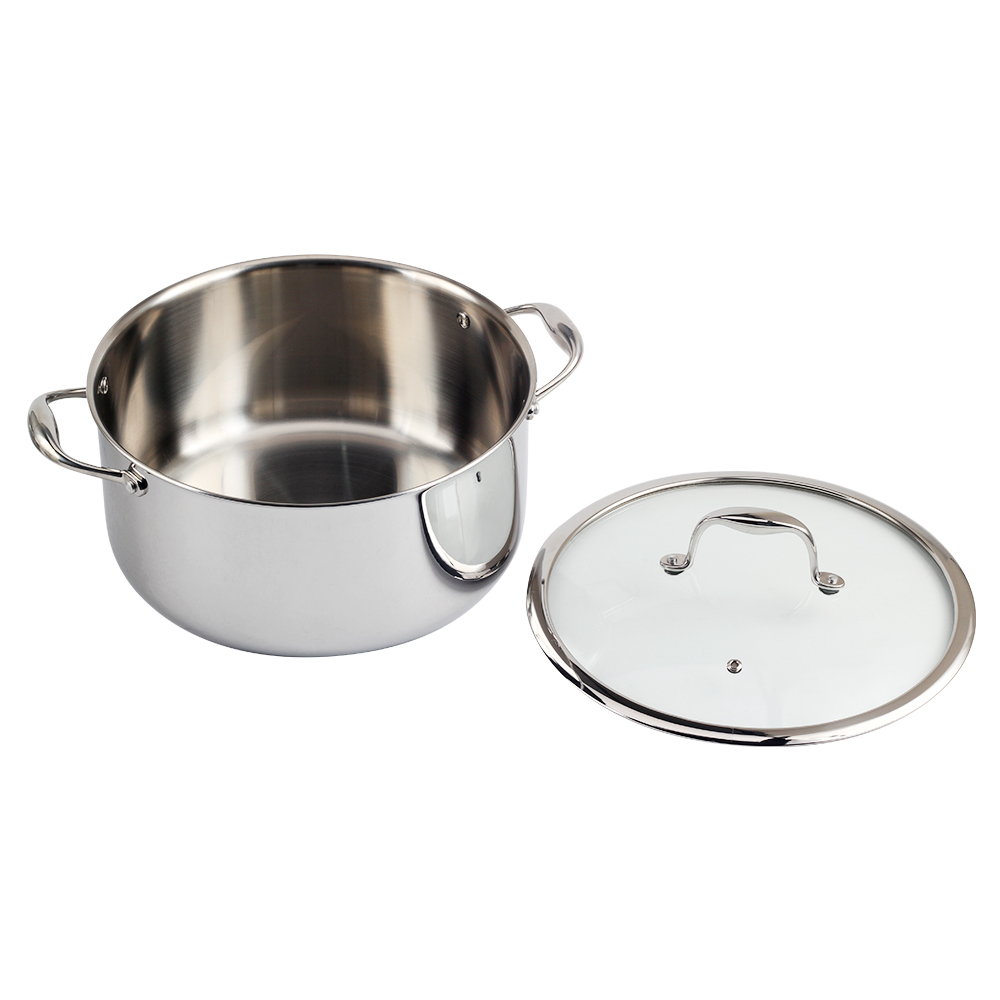 Stainless Steel Stock Pot With Handle