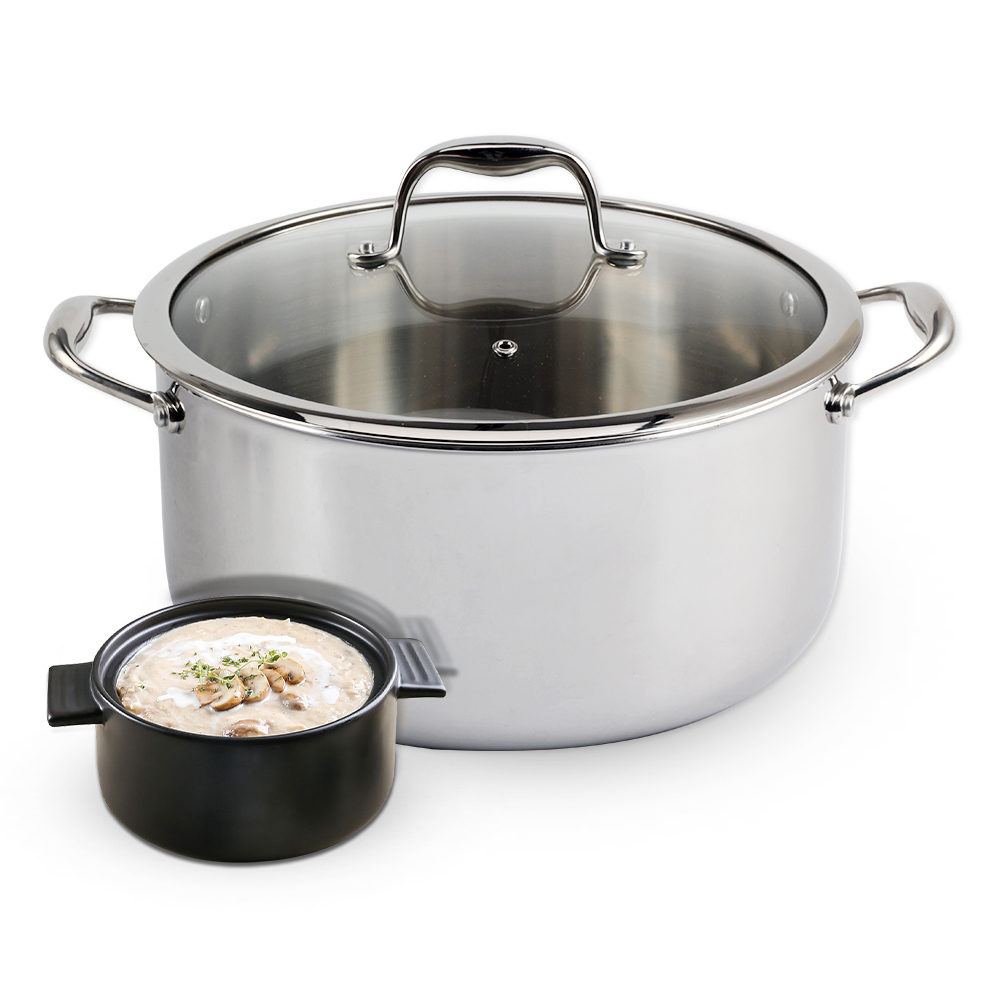 Stainless Steel Stock Pot With Handle