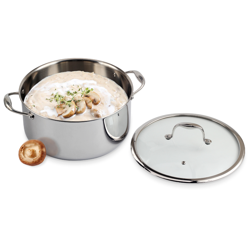 Stainless Steel Stock Pot With Handle