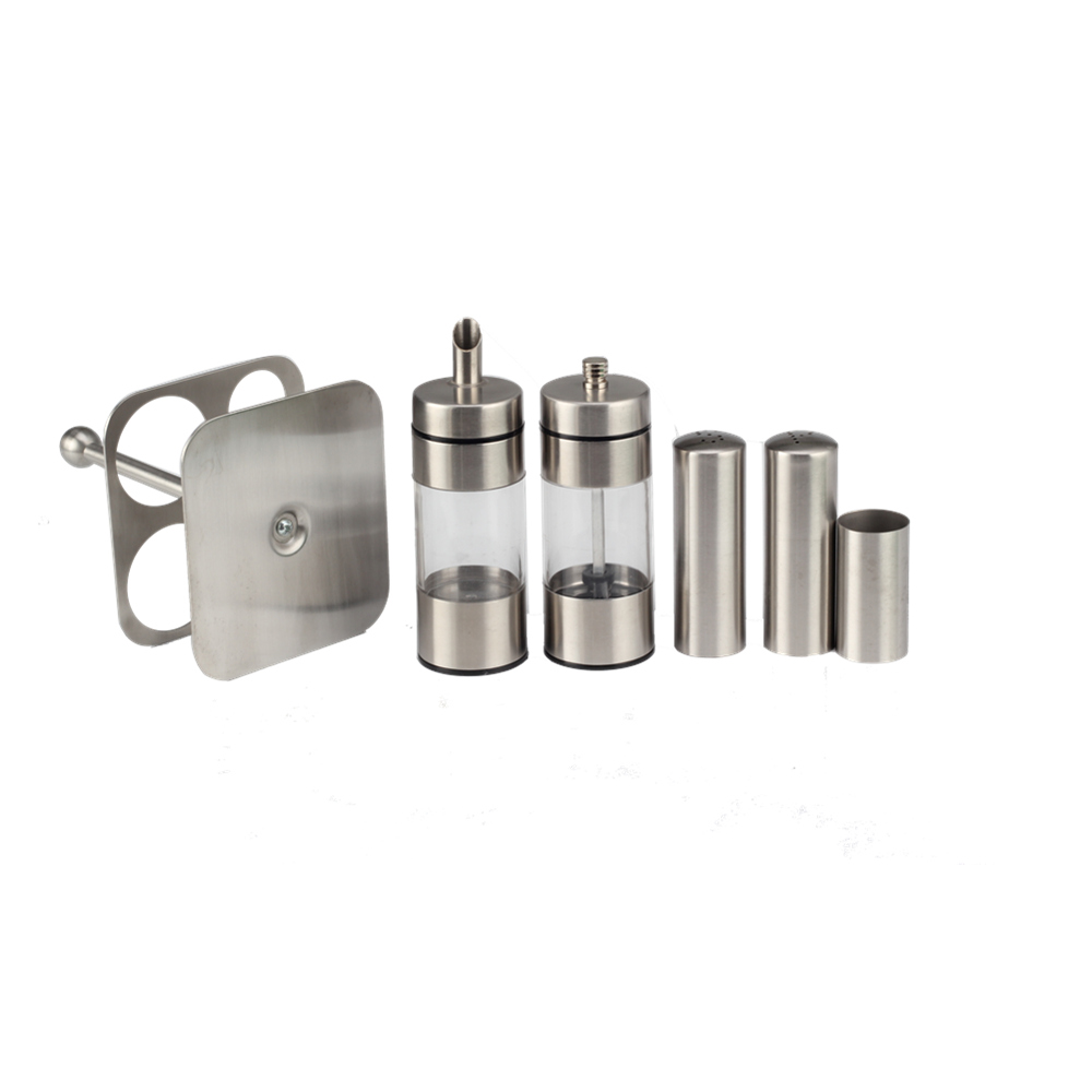 Stainless Steel Salt And Pepper Shakers Set