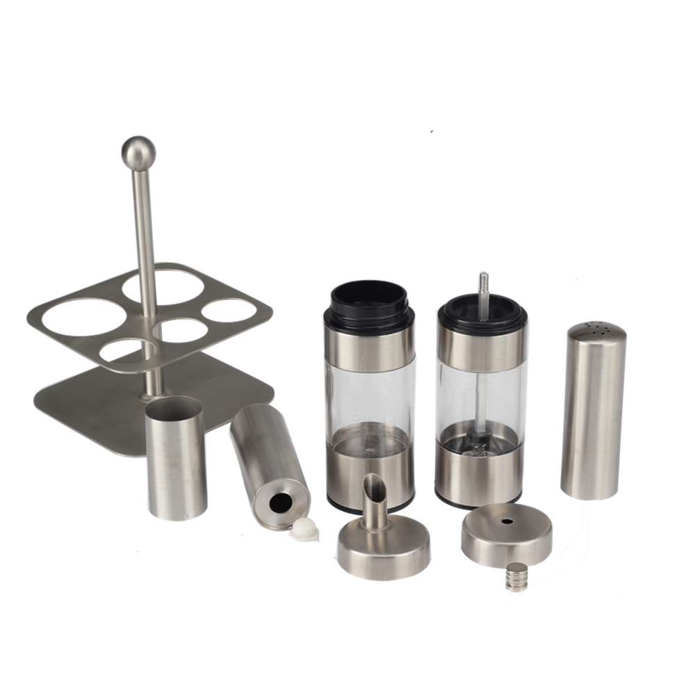 Stainless Steel Salt And Pepper Shakers Set