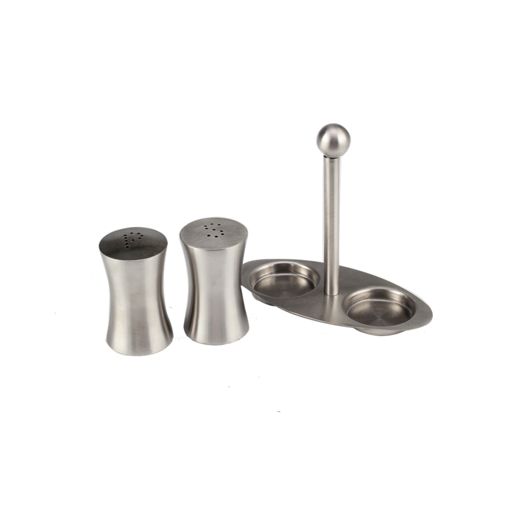 Kitchen Partner - Stainless Steel Salt & Pepper Shaker Set