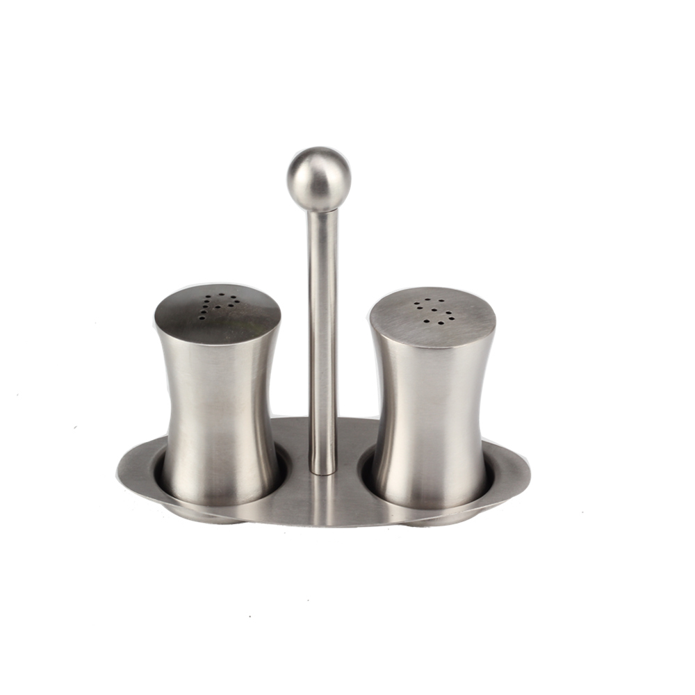 Kitchen Partner - Stainless Steel Salt & Pepper Shaker Set