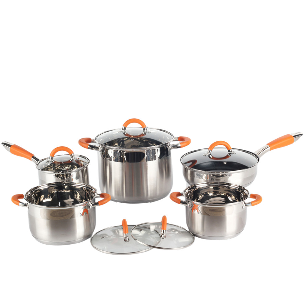 10pcs Non-Stick Cookware Set