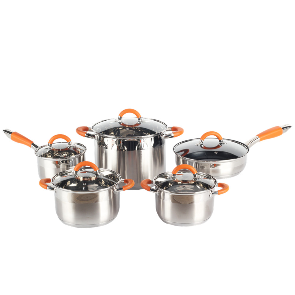 10pcs Non-Stick Cookware Set