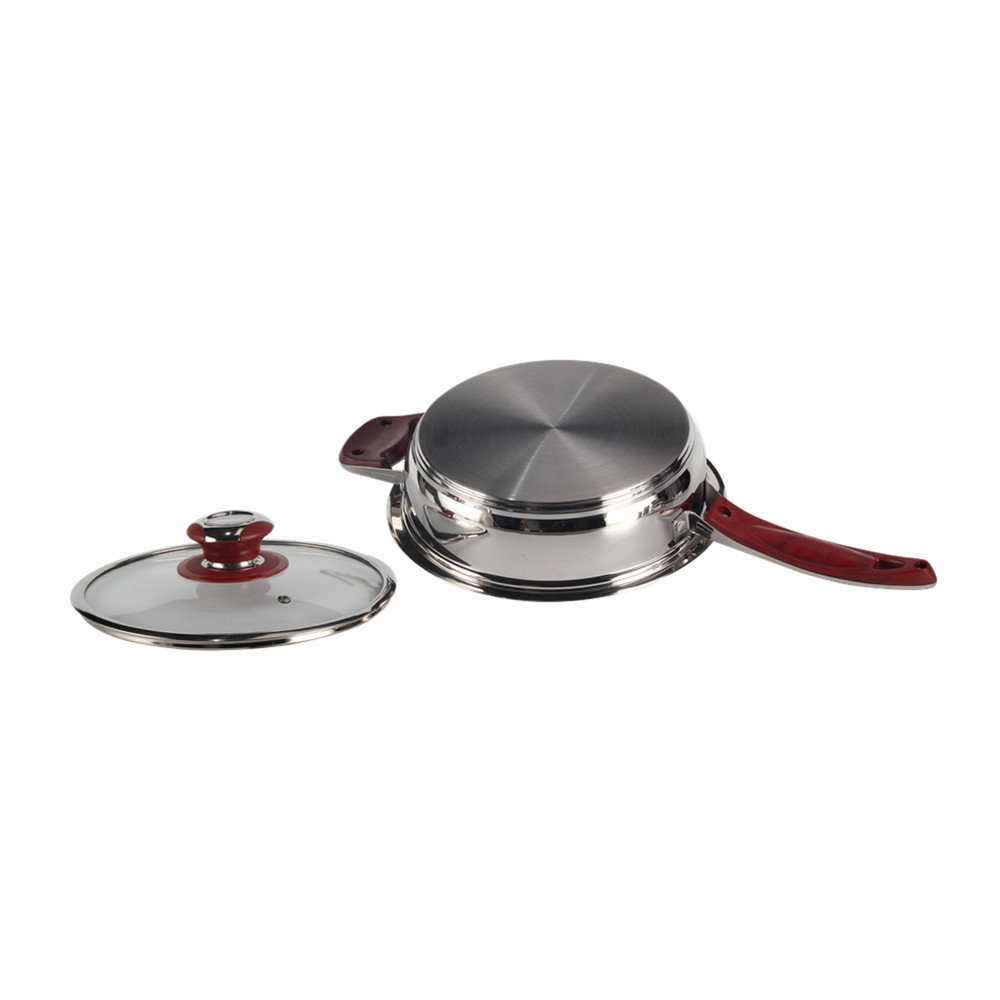 Stainless Steel Cookware Set With Heat Manage Thermometer Knob