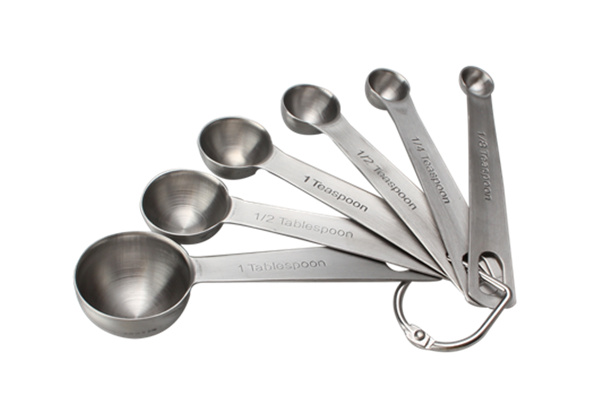 Food Grade Stainless Steel Measuring Tablespoon And Teaspoon for Measure Liquid And Dry Ingredients