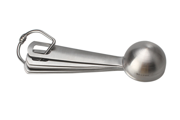 Food Grade Stainless Steel Measuring Tablespoon And Teaspoon for Measure Liquid And Dry Ingredients