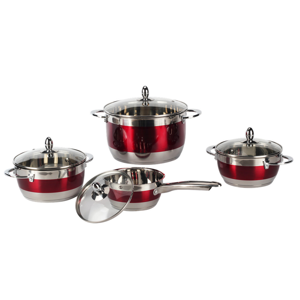 8pcs Stainless Steel Cookware Set