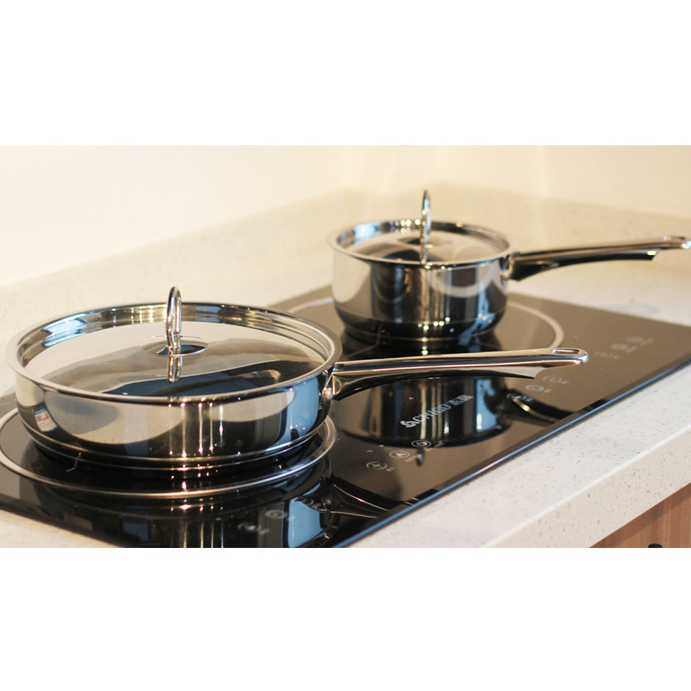 10pcs Stainless Steel Cookware Set With Stainless Steel Lid