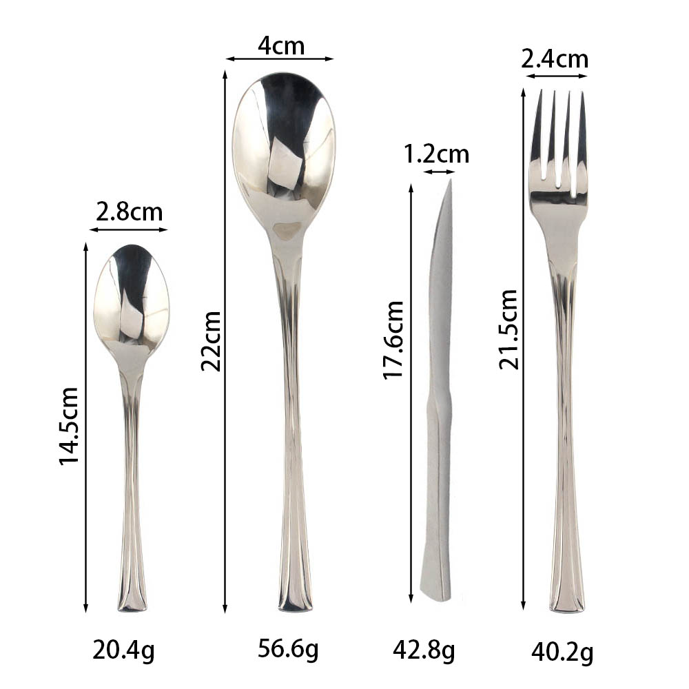 Silverware Set for 4,Heavy Duty Stainless Steel Flatware Utensils Cutlery Set