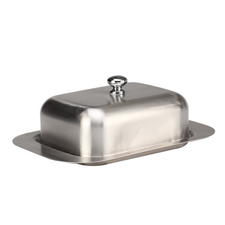 Stainless Steel Butter Dish With Lid