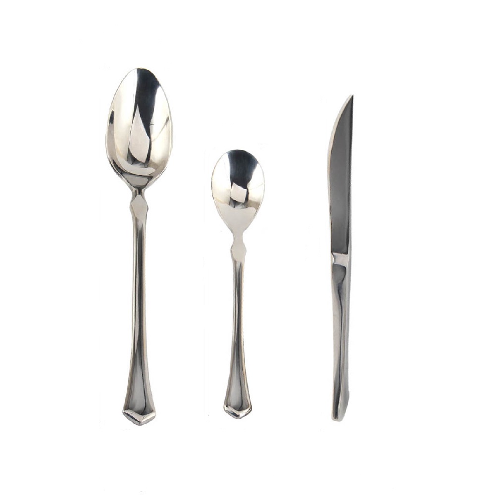 3pcs Metal Steel Flatware Sets