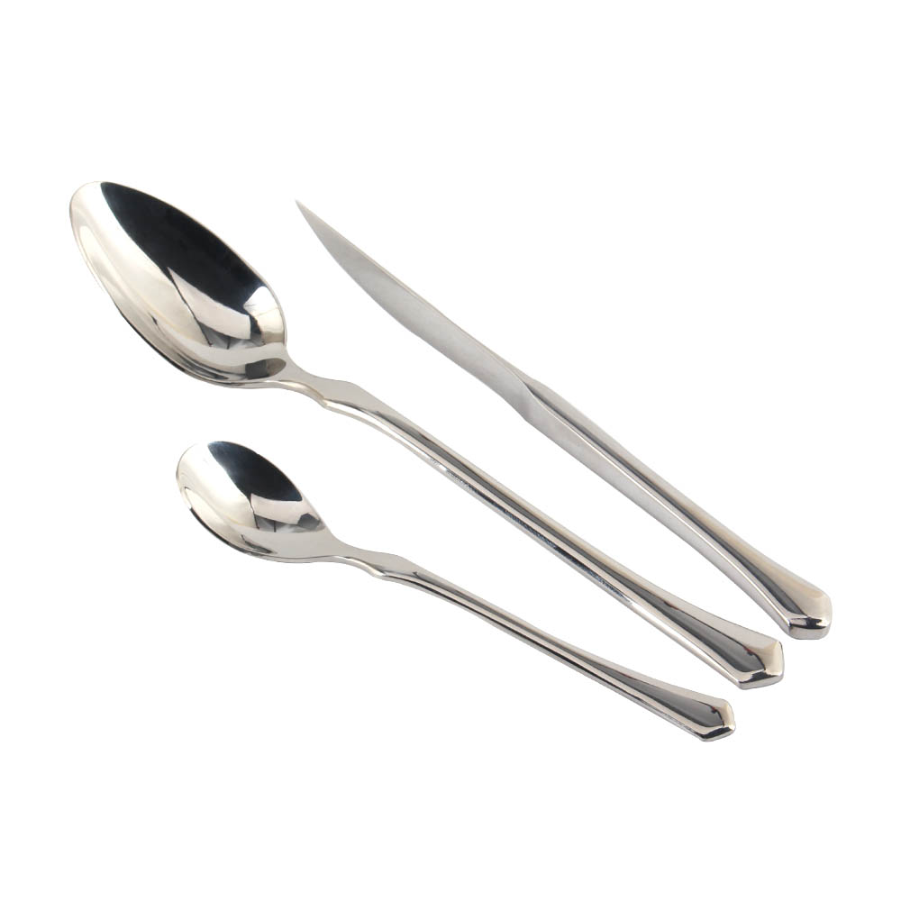 3pcs Metal Steel Flatware Sets