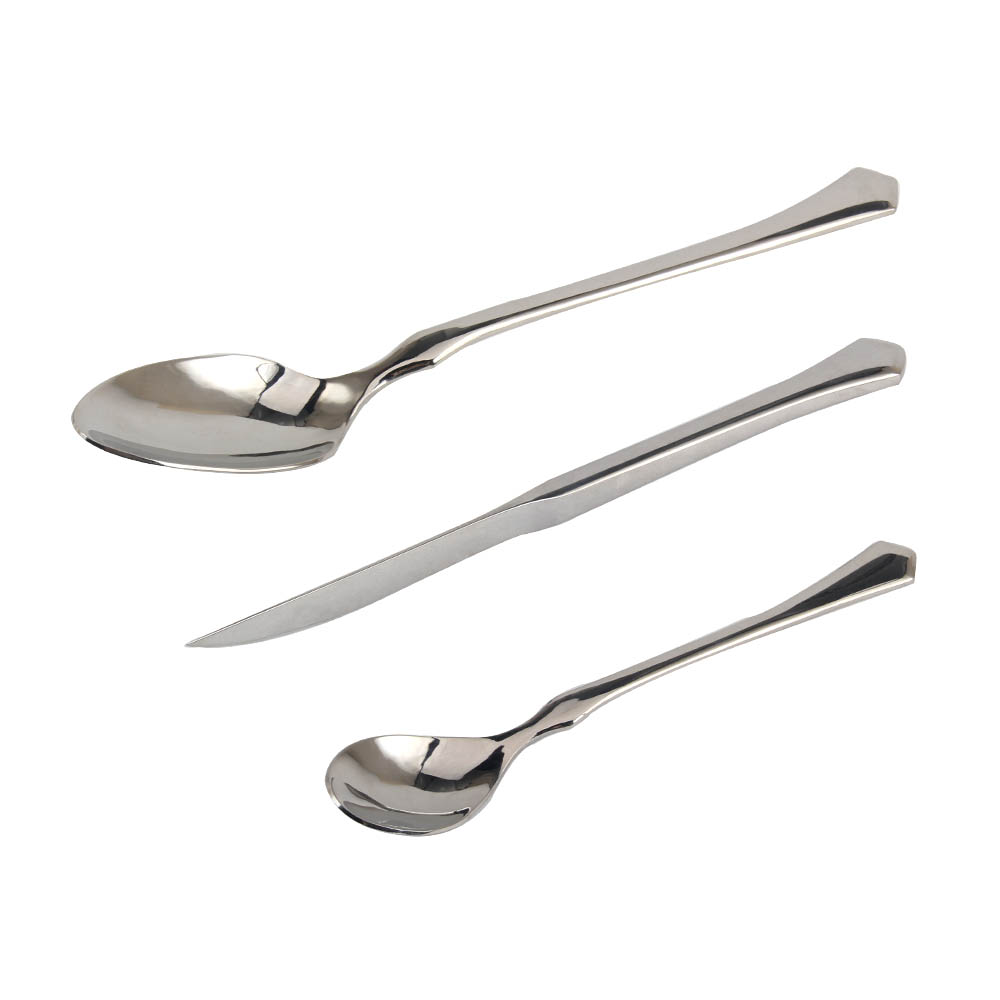 3pcs Metal Steel Flatware Sets