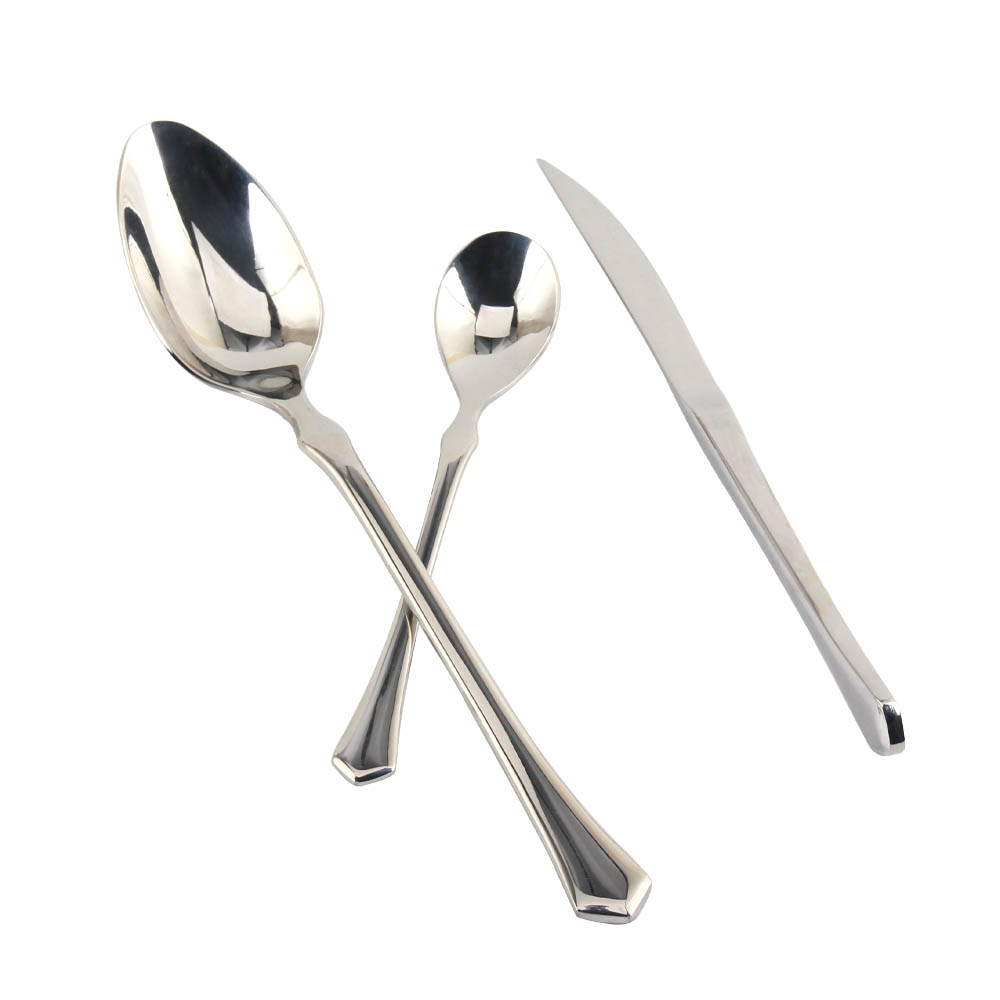 3pcs Metal Steel Flatware Sets