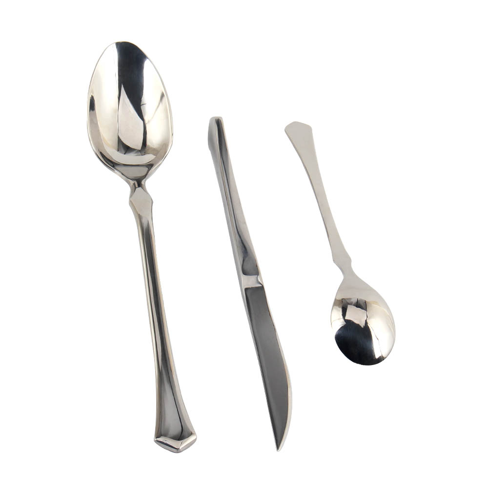 3pcs Metal Steel Flatware Sets