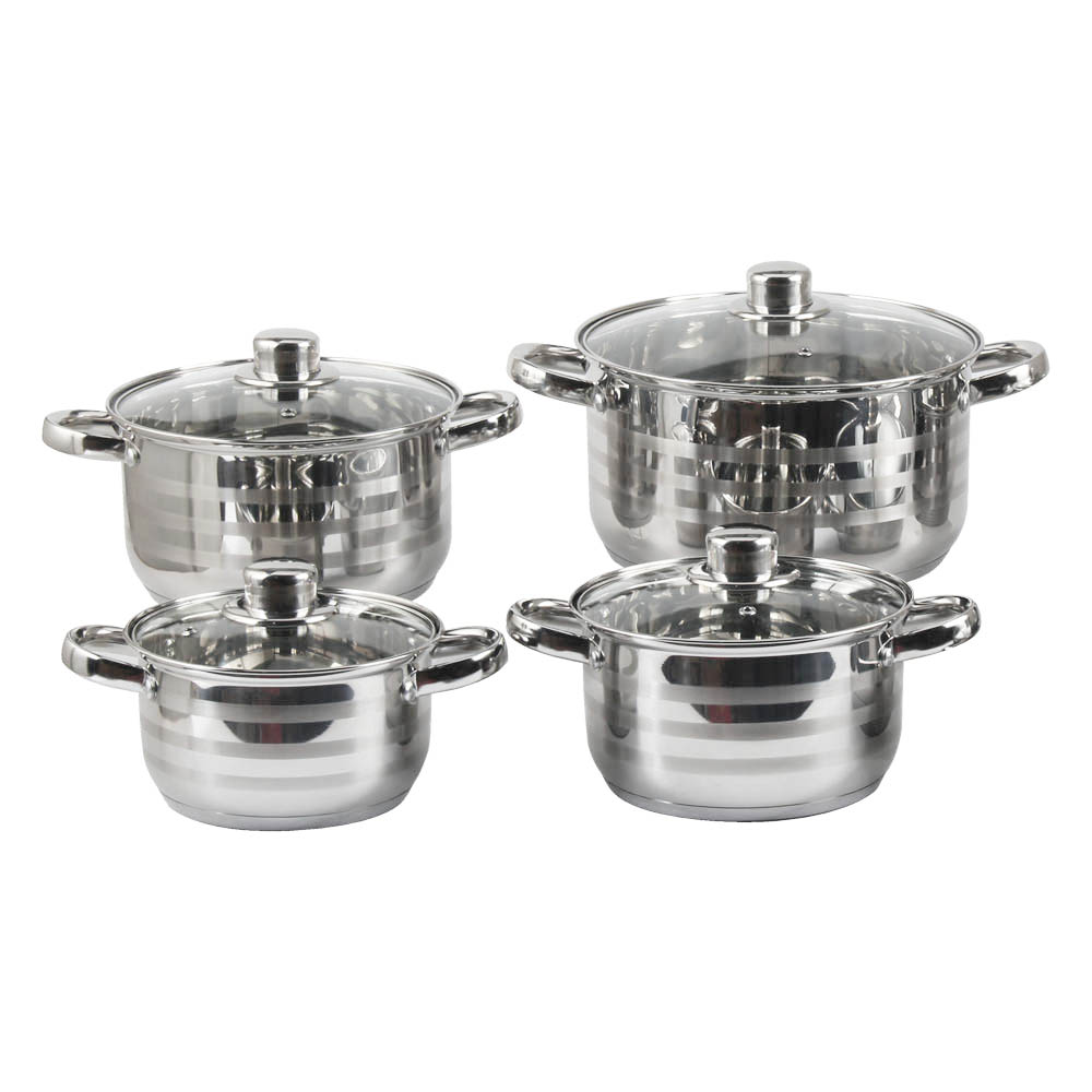 Induction Cooking Pot With Glass Lid