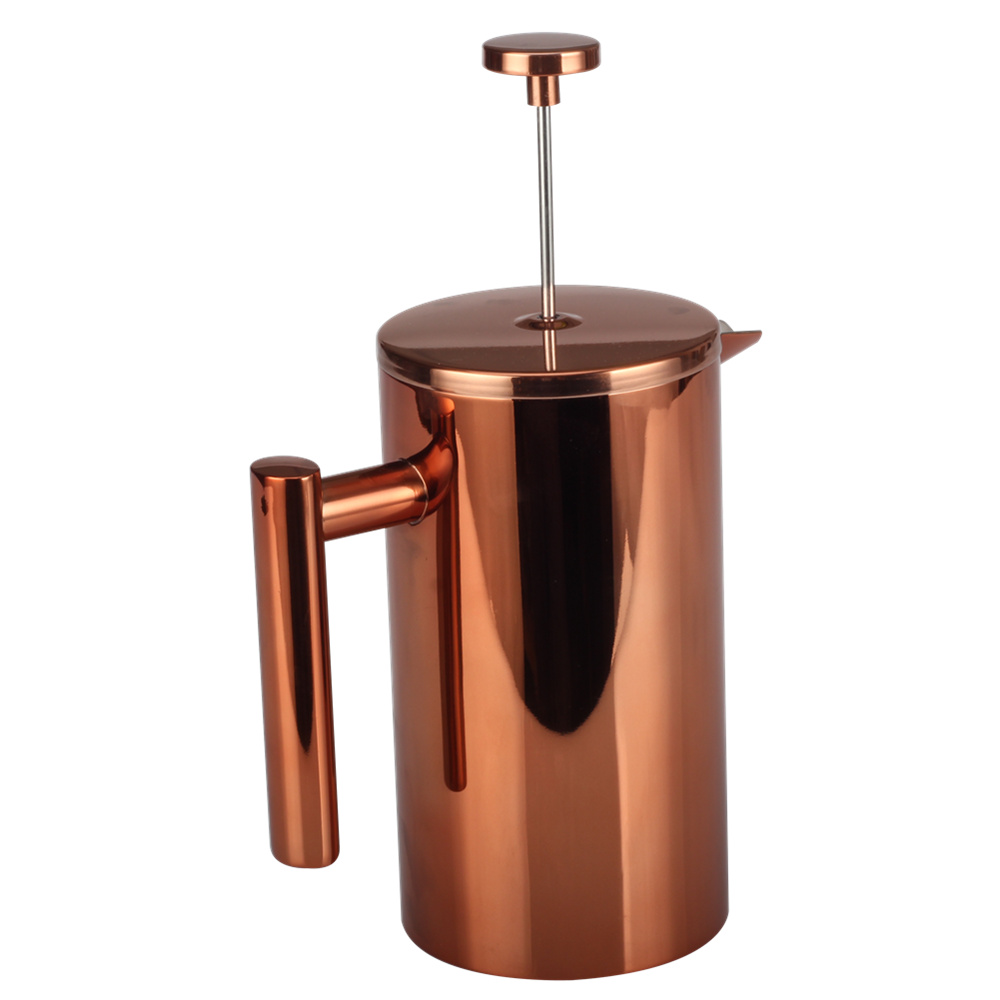 Copper Stainless Steel Double Wall Coffee Maker