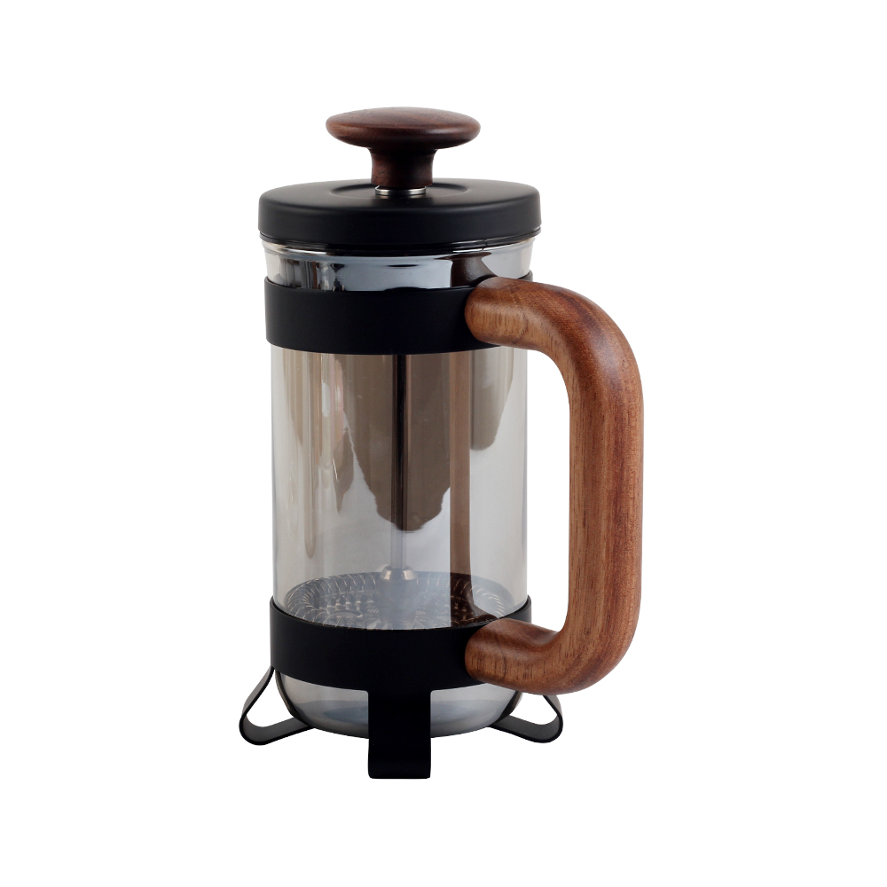 Glass Coffee French Press With Wood Handle