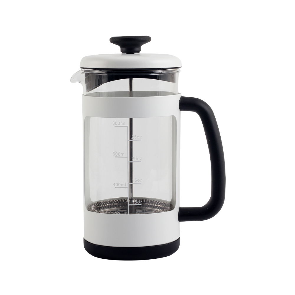 Heat Resistant Thickened Borosilicate Glass Stainless Steel Coffee Press