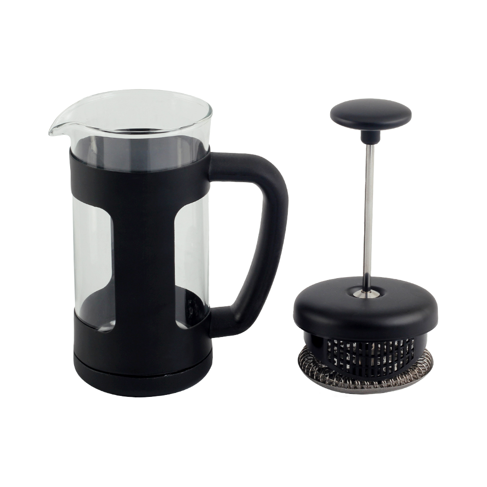 Heat Resistant Borosilicate Glass Stainless Steel Coffee Press