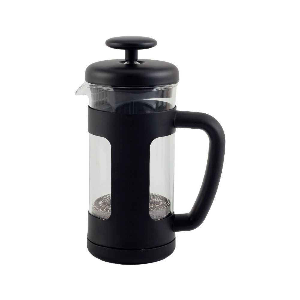 Heat Resistant Borosilicate Glass Stainless Steel Coffee Press