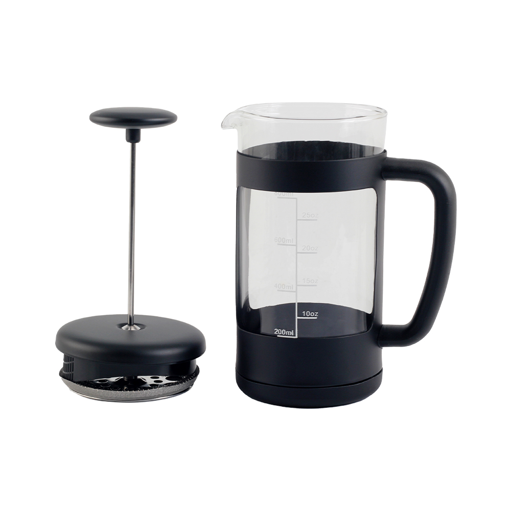 Heat Resistant Glass Stainless Steel Coffee Press